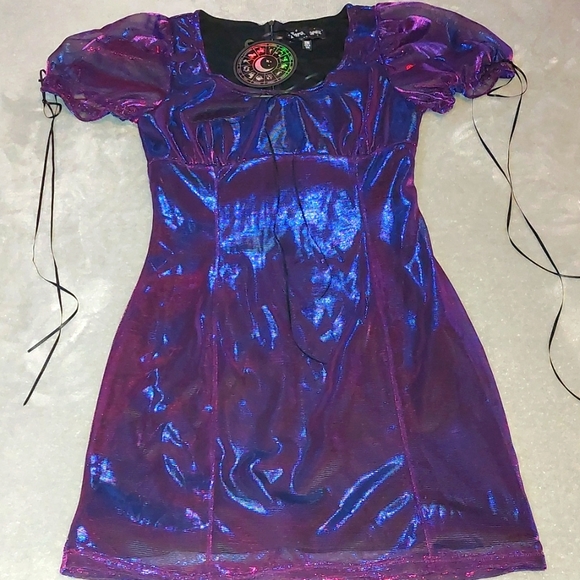 Iridescent Mini Dress *Dolls Kill* - Picture 6 of 7